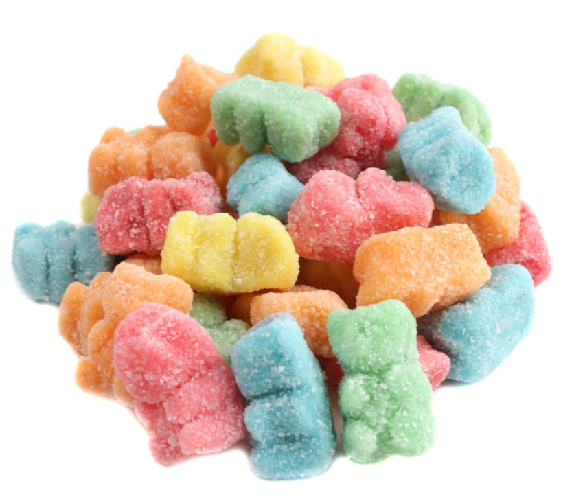 Sour Neon Gummy Bears (6 bags)