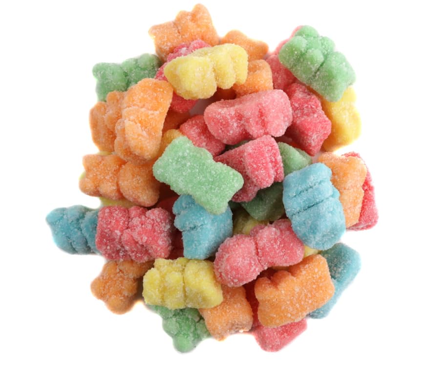 Sour Neon Gummy Bears (6 bags)