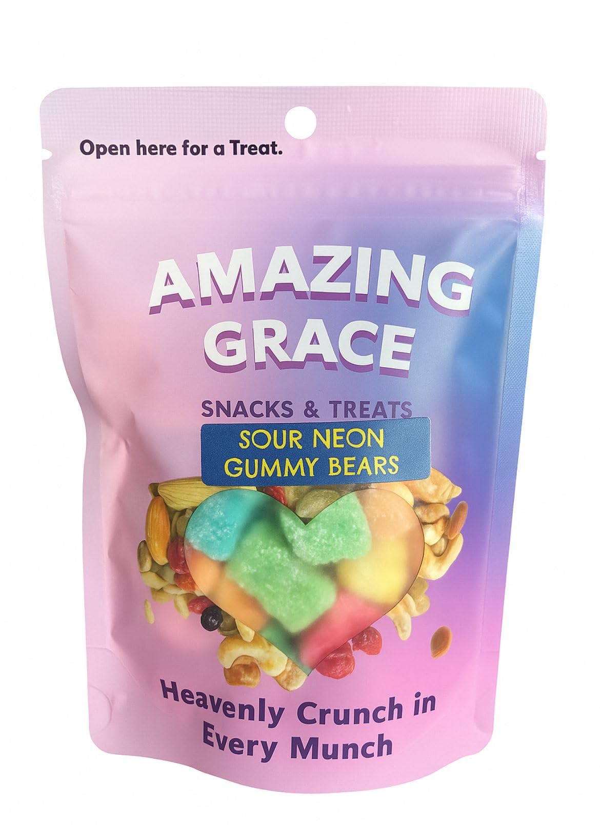 Sour Neon Gummy Bears (6 bags)