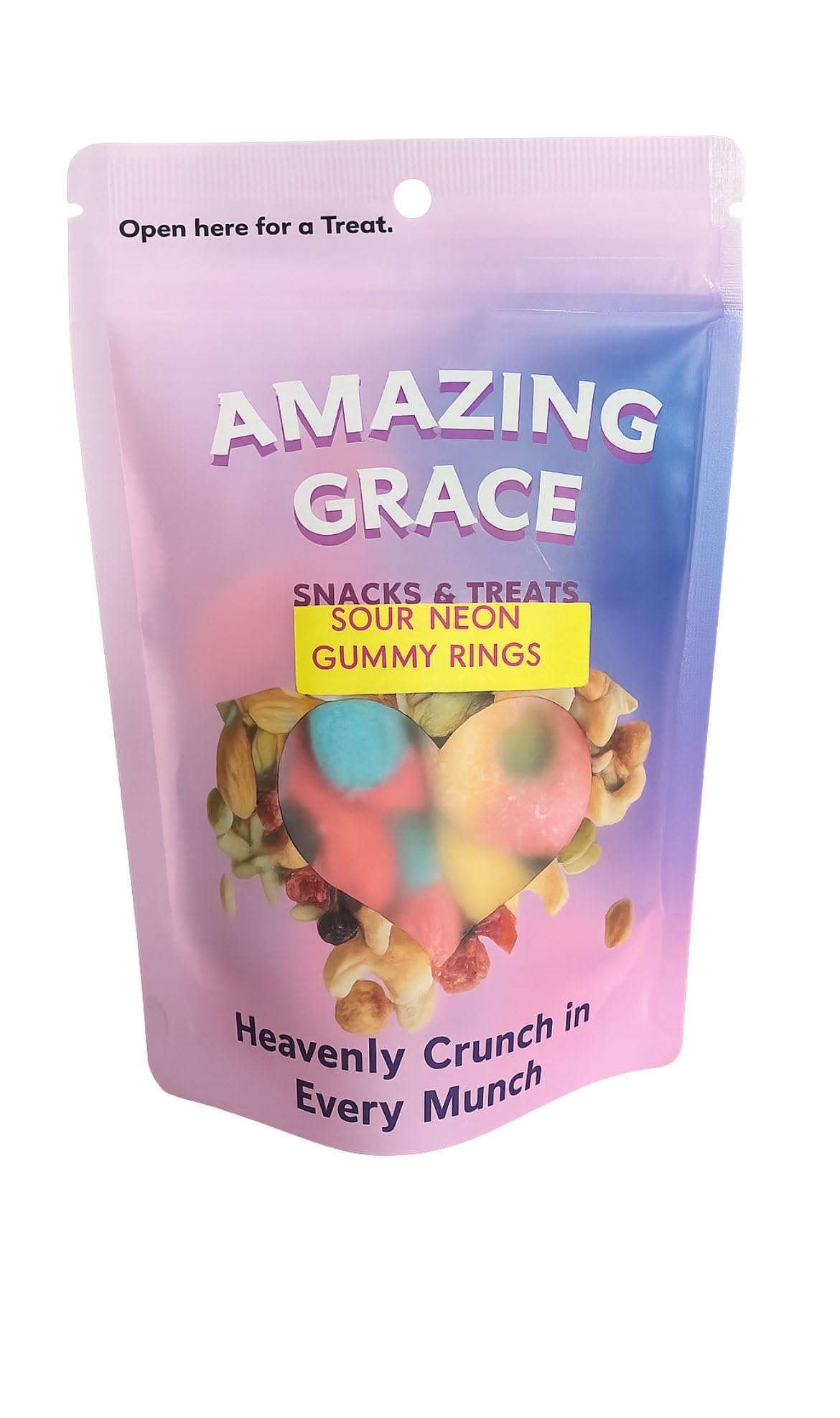 Sour Neon Gummy Rings (6 bags)